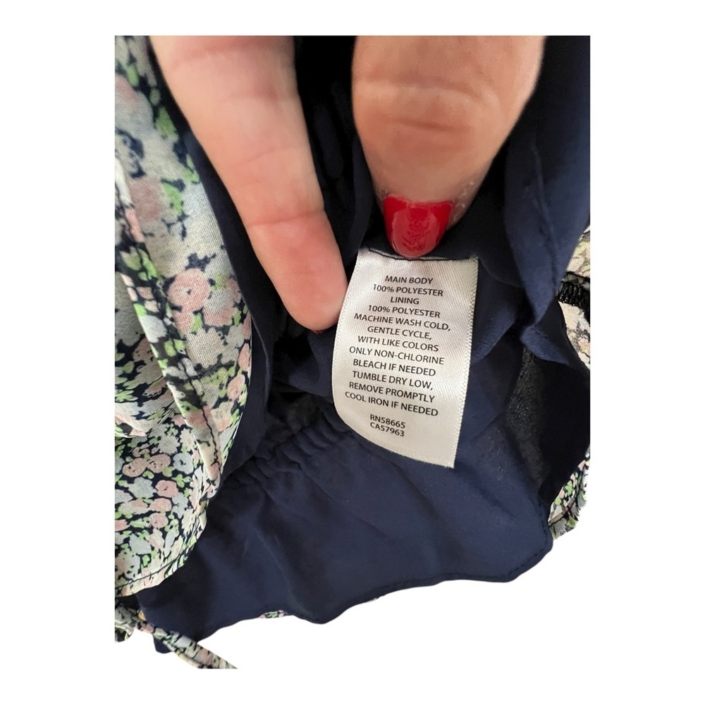 Abound Black Floral Ruffle Blouse - Picture 4 of 4